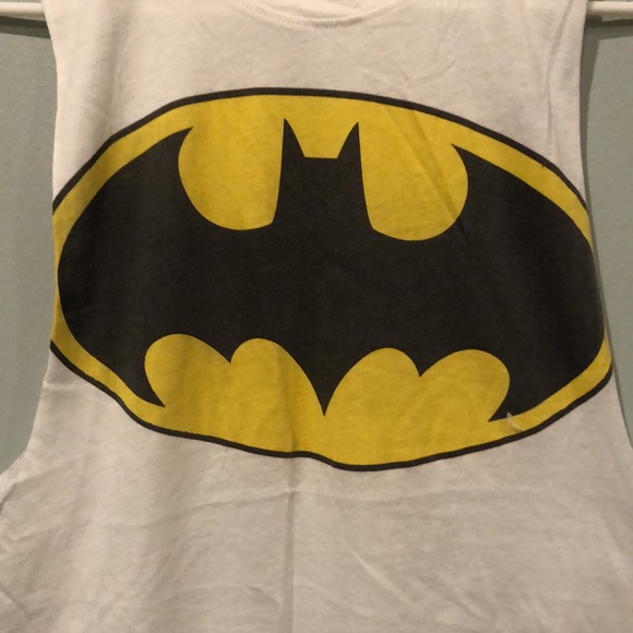 BATMAN WHITE WOMEN’S TANK SIZE S - Picture 2 of 5